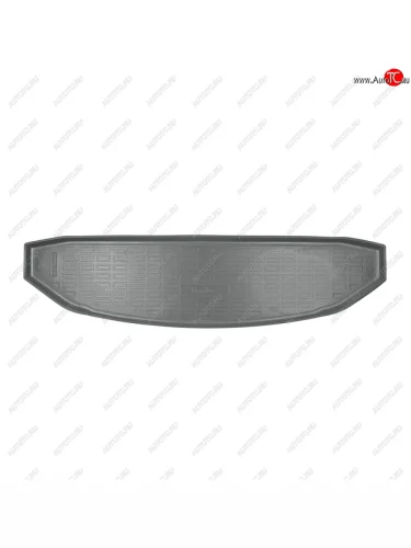 Коврик багажника Norplast Unidec (политуретан, разложенный 3 ряд) (цвет: серый) Chery Tiggo 8 PRO MAX рестайлинг (2023-2025)