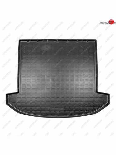 Коврик багажника Norplast Unidec (полиуретан, сложенный 3 ряд) (цвет: черный) Chery Tiggo 8 PRO MAX рестайлинг (2023-2025)
