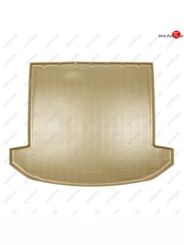 Коврик багажника Norplast Unidec (полиуретан, сложенный 3 ряд) (цвет: бежевый) Chery Tiggo 8 PRO MAX рестайлинг (2023-2025)
