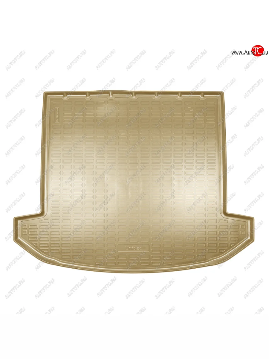 Коврик багажника Norplast Unidec (полиуретан, сложенный 3 ряд) Chery Tiggo 8 PRO MAX рестайлинг (2023-2025) (цвет: бежевый)  в Перми Пермском крае