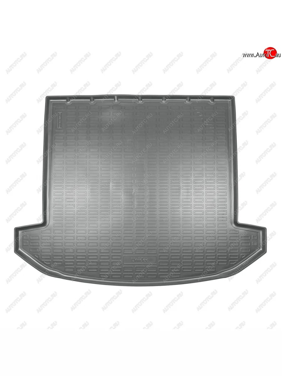 Коврик багажника Norplast Unidec (полиуретан, слженный 3 ряд) Chery Tiggo 8 PRO MAX рестайлинг (2023-2025) (цвет: серый)  в Перми Пермском крае