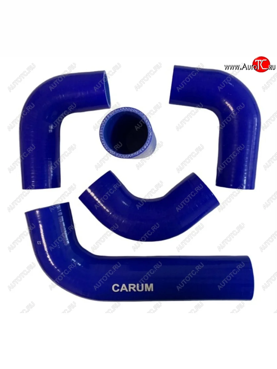 Патрубки радиатора (ЗМЗ 409 инжектор силикон) CARUM Уаз 315195 Хантер (2003-2025) (комплект 5 шт.)  в Перми Пермском крае