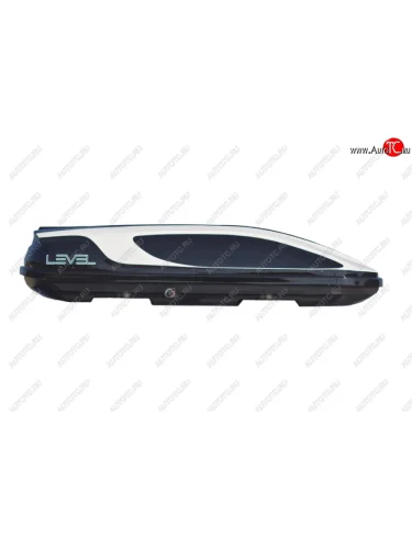 Автобокс LEVEL Касатка (450 л. 190х80х45 см) (Черно-белый) 