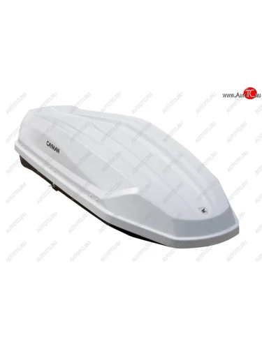 Автобокс CAYMAN (420 л. 196х73х38 см) (белое тиснение) 