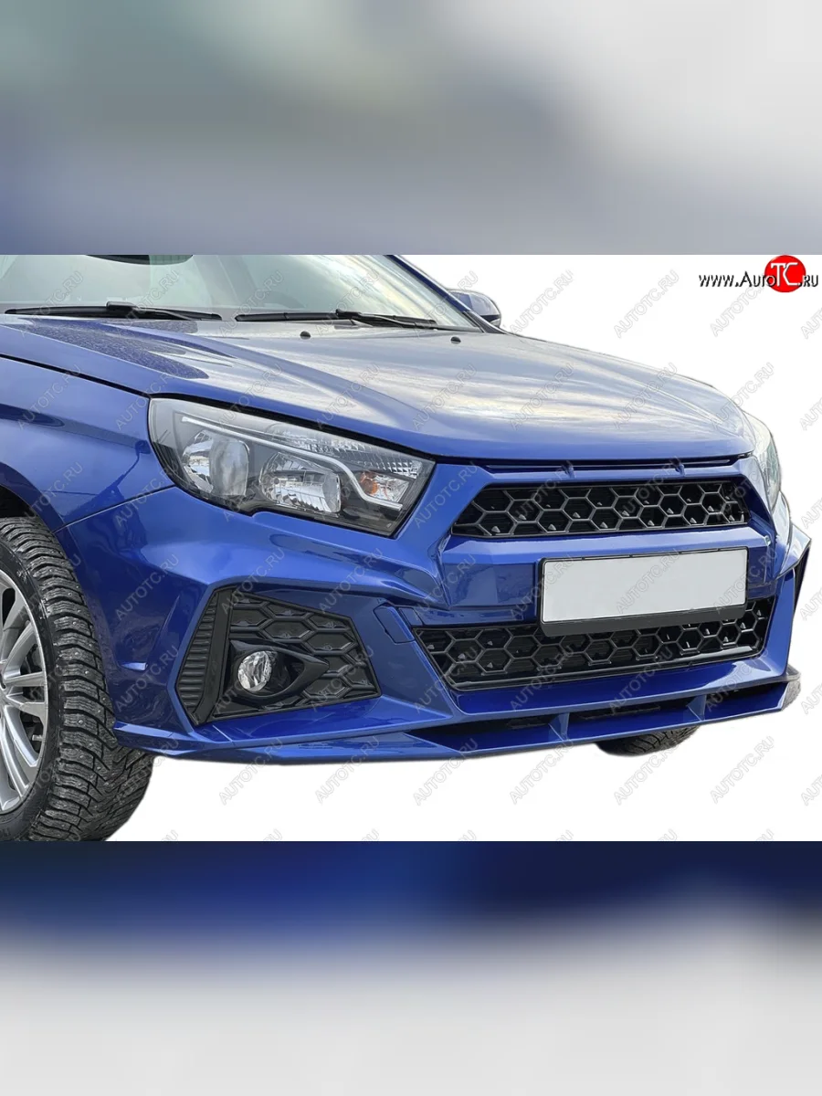 Бампер передний Magnet Лада ВАЗ Веста 2180 седан дорестайлинг (2015-2023) (неокрашенный)  с доставкой в г. Пермь