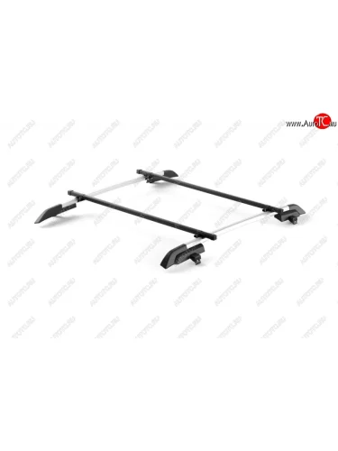 Рейлинги с поперечинами (усиленные) Petroil Tuning (серебристый муар) Лада ВАЗ нива 4х4  2131 (1993-2019) 5 дв. дорестайлинг