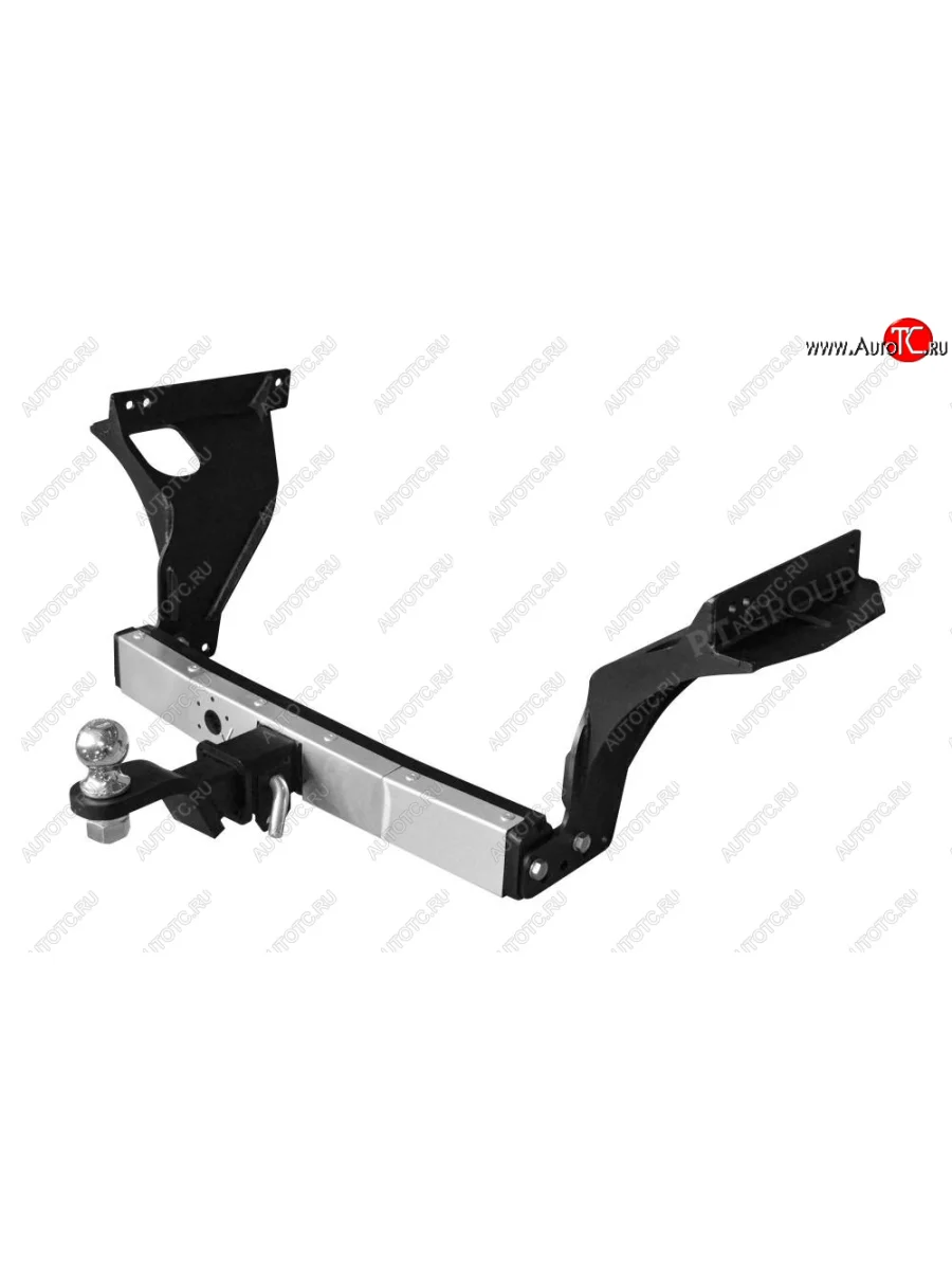 Фаркоп (с нержавеющей накладкой) Petroil Tuning  Renault Duster (2021-2024) HM (Без заглушки )  с доставкой в г. Керчь