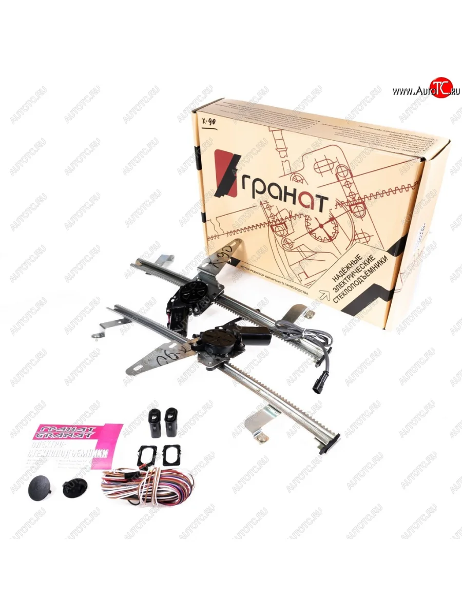 Комплект электростеклоподъемников передних Гранат Лада ВАЗ Ларгус дорестайлинг R90 (2012-2021)  в Перми Пермском крае