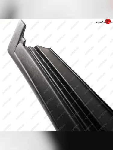 Пластиковые накладки порогов Автостайл (Текстурная поврехность) Лада ВАЗ Ока 1111 (1988-2008)