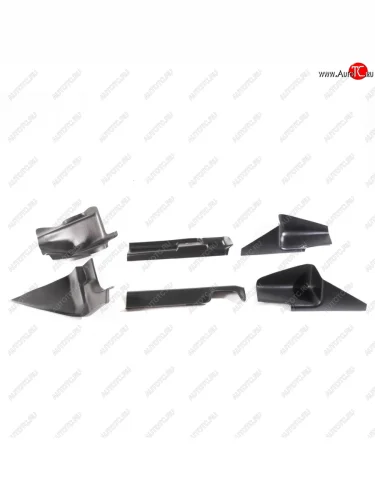 Комплект накладок на ковролин (боковые) Автостайл Renault Duster  HS (2010-2021) дорестайлинг, рестайлинг