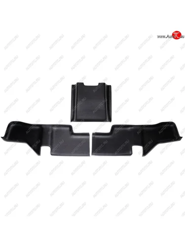 Накладки на ковролин заднего сиденья (5 мест) Автостайл Лада ВАЗ Ларгус (2012-2025) дорестайлинг R90, рестайлинг R90