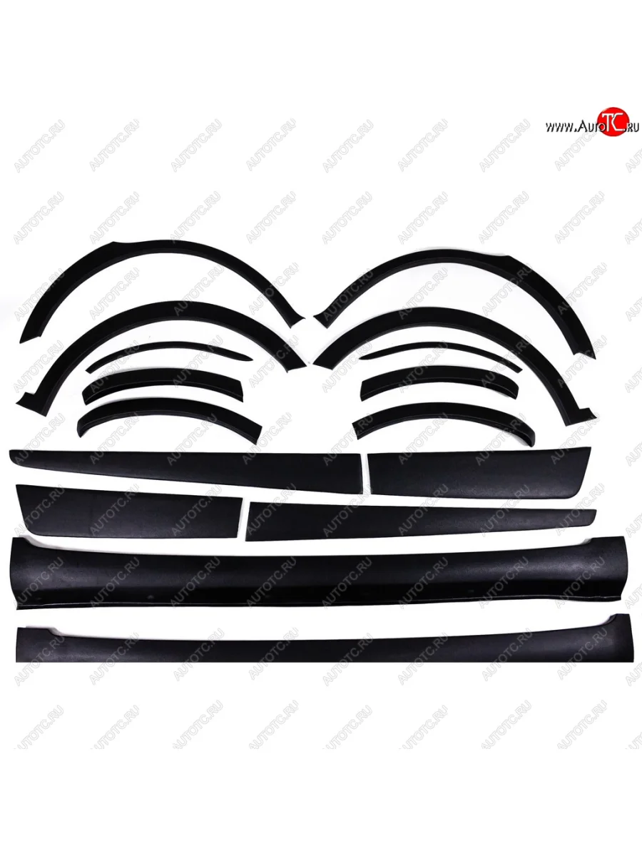 Комплект накладок порогов, арок и дверей Автостайл  Lifan X60 (2011-2025) (Текстурная поврехность)  в Керчи Республика Крым