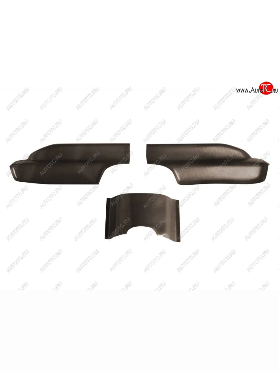 Накладки на ковролин заднего ряда Petroil Tuning  Chevrolet Cobalt (2019-2023) (цвет: коричневый)  с доставкой в г. Керчь