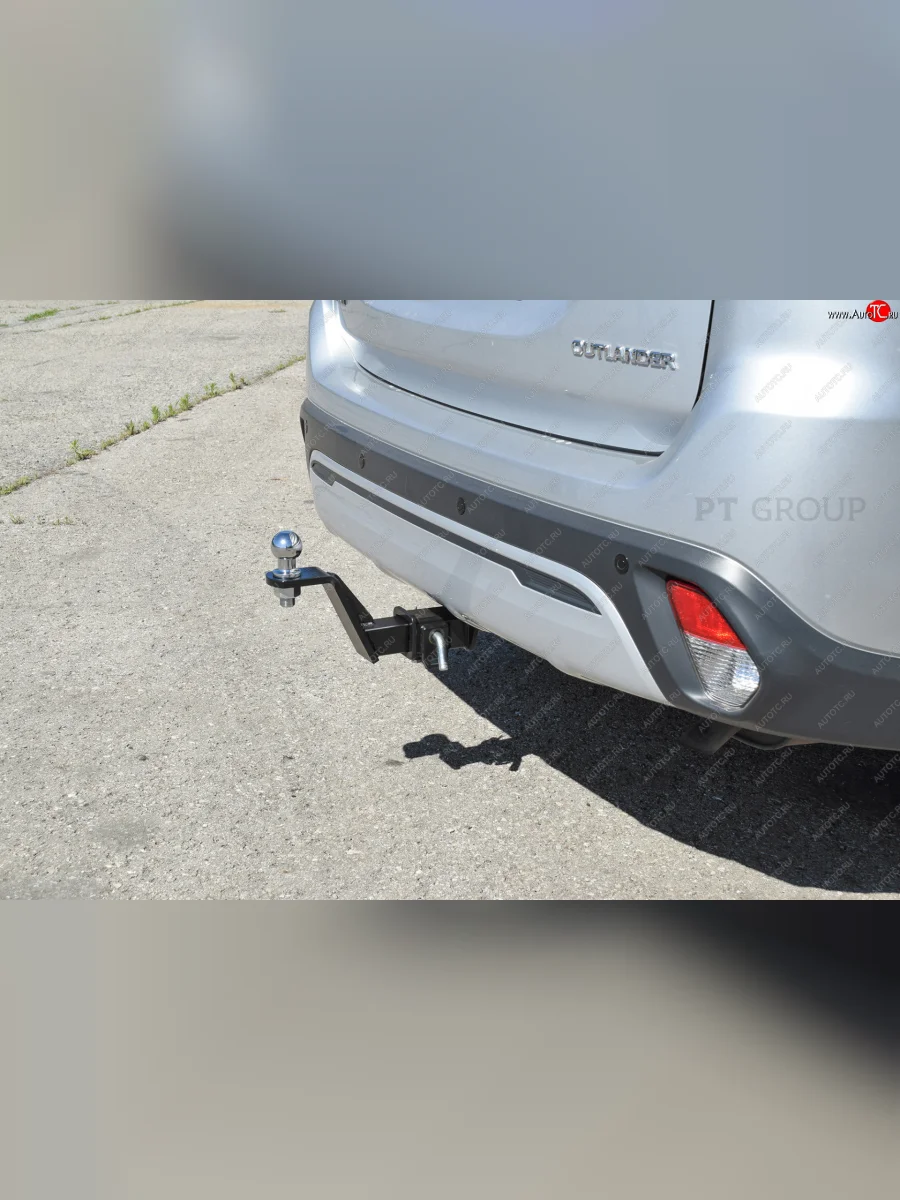 Кронштейн 50x50 PT GROUP для фаркопа универсальный усиленный №140 в сборе SSANGYONG Korando 3 дорестайлинг (2010-2025) (длина 140 мм)