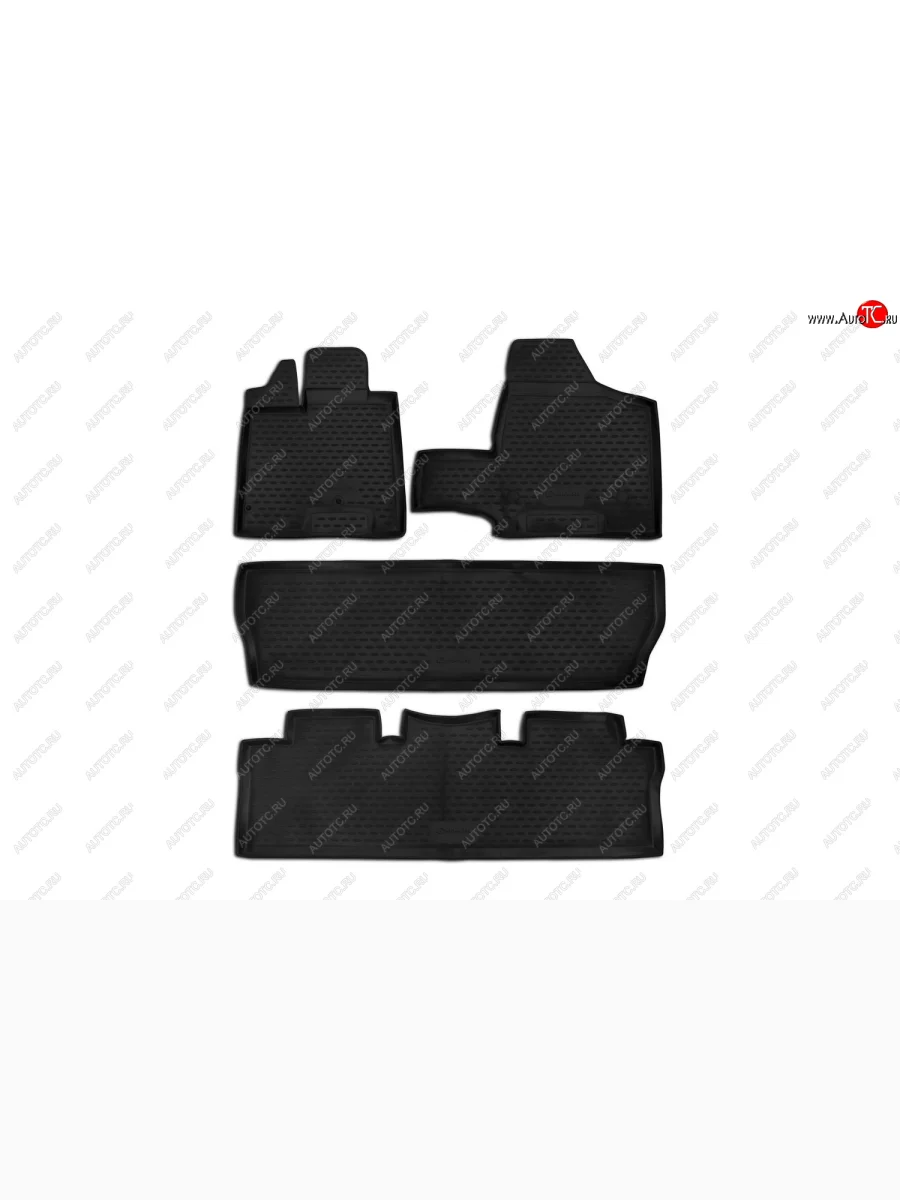 Коврики в салон Element (полиуретан)  Toyota Sienna (2003-2010) XL20  в Самаре Самарской области
