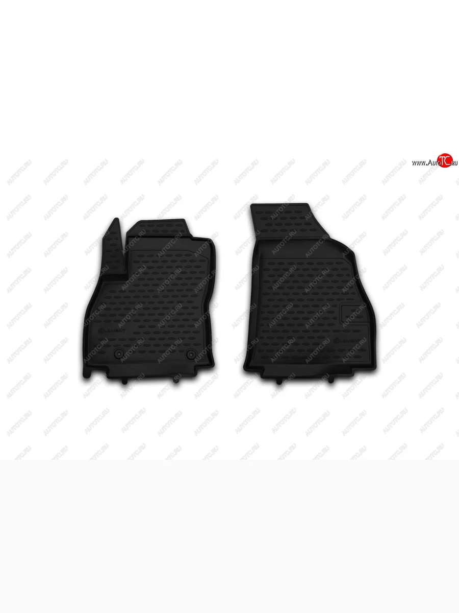 Коврики в салон передние 2 шт. Element (полиуретан)  Peugeot Bipper (2008-2018)  в Самаре Самарской области