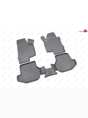 Комплект ковриков салона (полиуретан) Element (черный) Volkswagen Eos дорестайлинг (2006-2012)