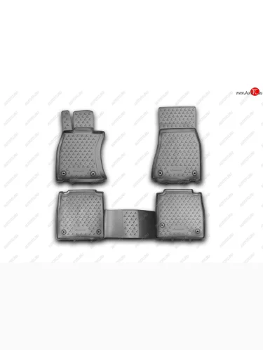 Комплект ковриков салона (полиуретан) Element (черные) Lexus LS460L  XF40 (2012-2017) 2-ой рестайлинг