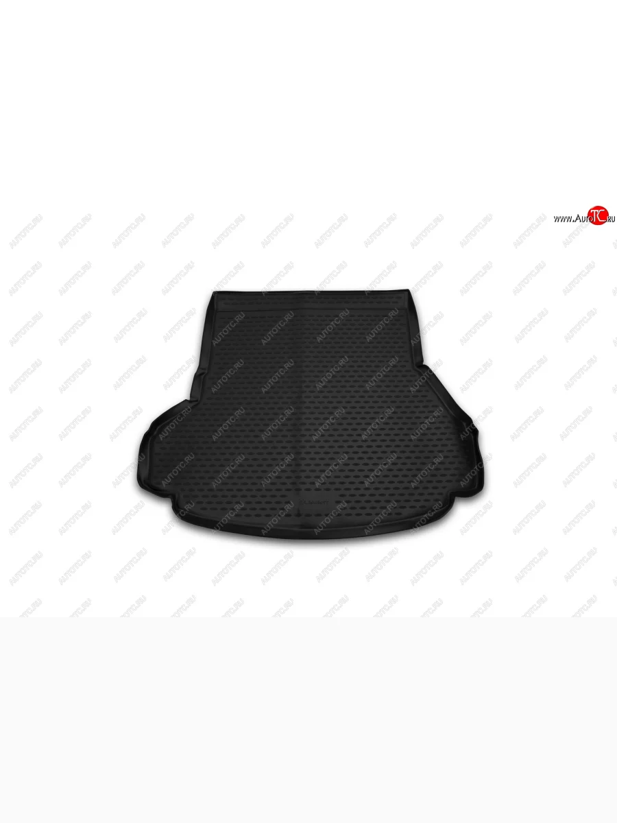 Коврик в багажник (полиуретан) Toyota Avensis T270 седан дорестайлинг (2008-2011) (Чёрный)  в Перми Пермском крае