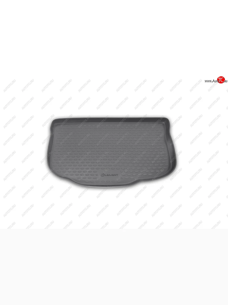 Коврик багажника (полиуретан) Element Mitsubishi Colt Z20, Z30 хэтчбэк 3 дв. рестайлинг (2008-2012) (черный)  в Керчи Республика Крым