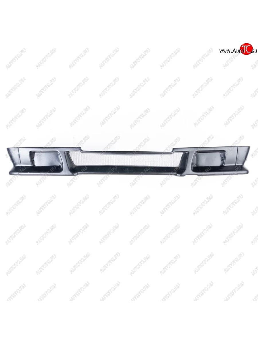 Накладка на передний бампер (кетч, с сеткой) Автодемик Лада ВАЗ 2108 (1984-2003)  в Керчи Республика Крым