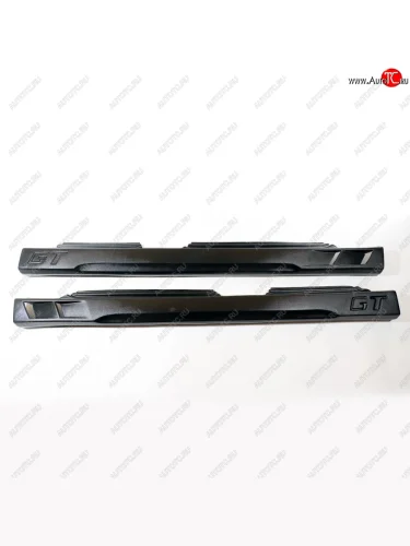 Пороги пластиковые GT Автодемик (Поверхность текстурная) Лада ВАЗ 2109 - 21099