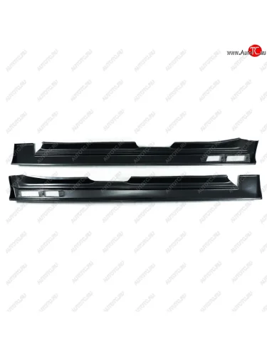 Пластиковые пороги Катран (с сеткой) Автостайл (Поверхность текстурная) Лада ВАЗ 2110 - 2112