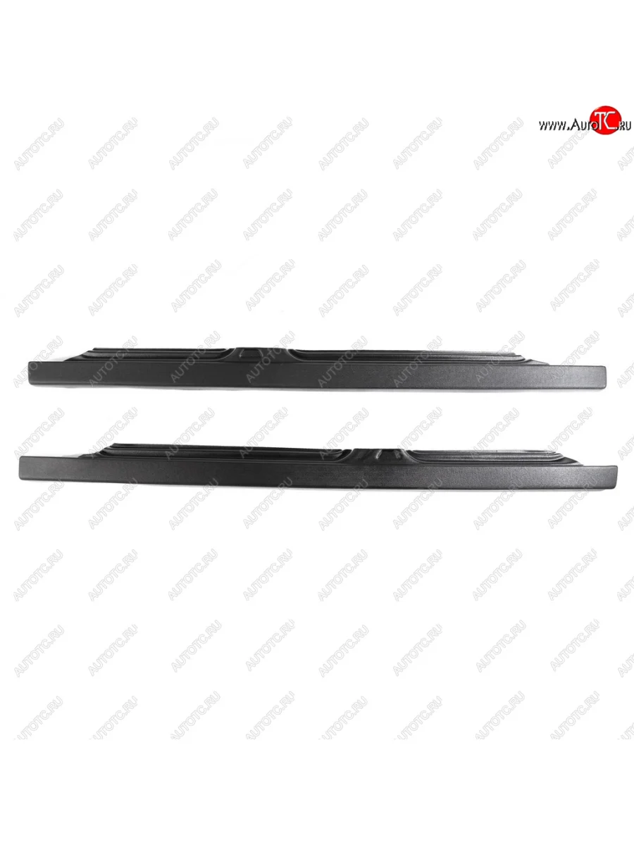 Пластиковые пороги Лапша (стандарт) Автостайл Лада ВАЗ 2109 (1987-2004) (Поверхность текстурная)  в Перми Пермском крае