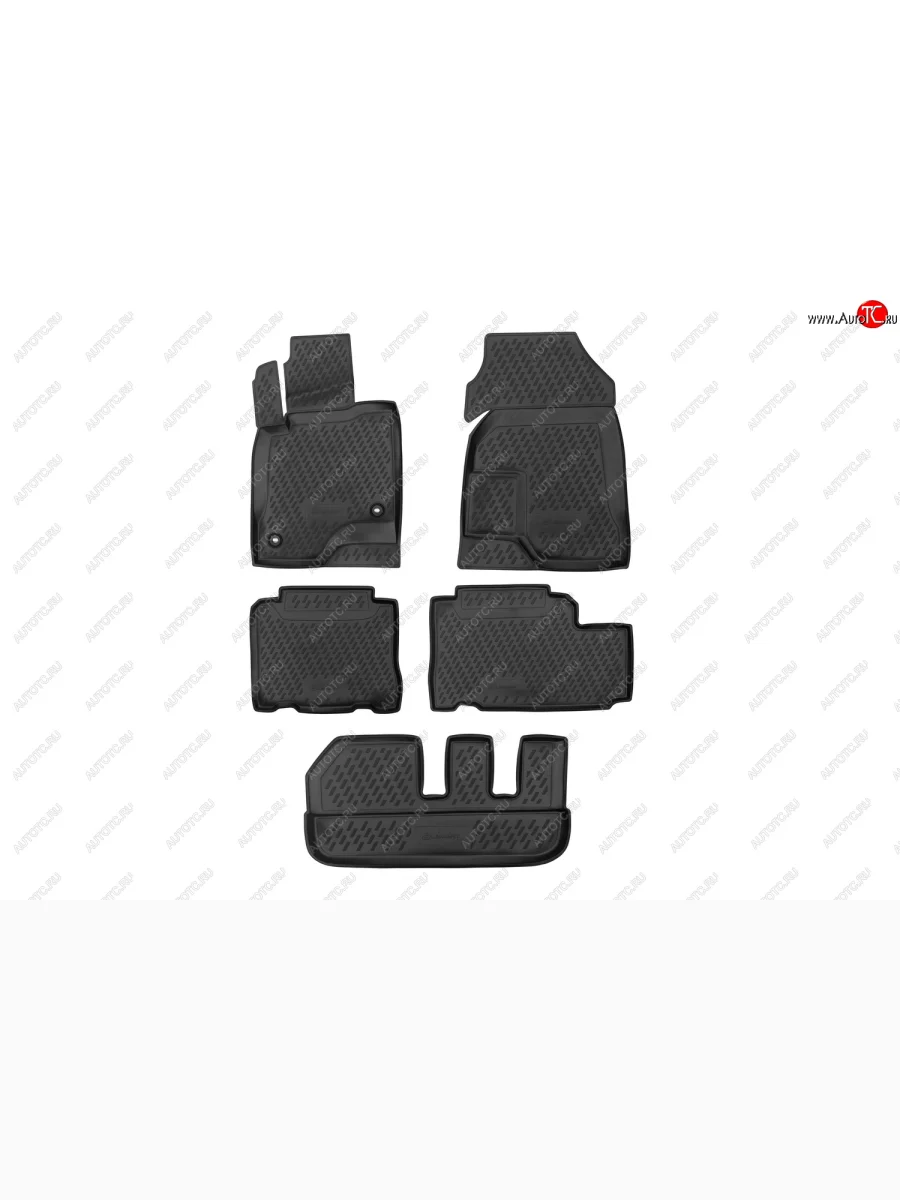 Коврики салона Element (полиуретан, 5 штук) Chevrolet Captiva 1-ый рестайлинг (2011-2013)  с доставкой в г. Керчь