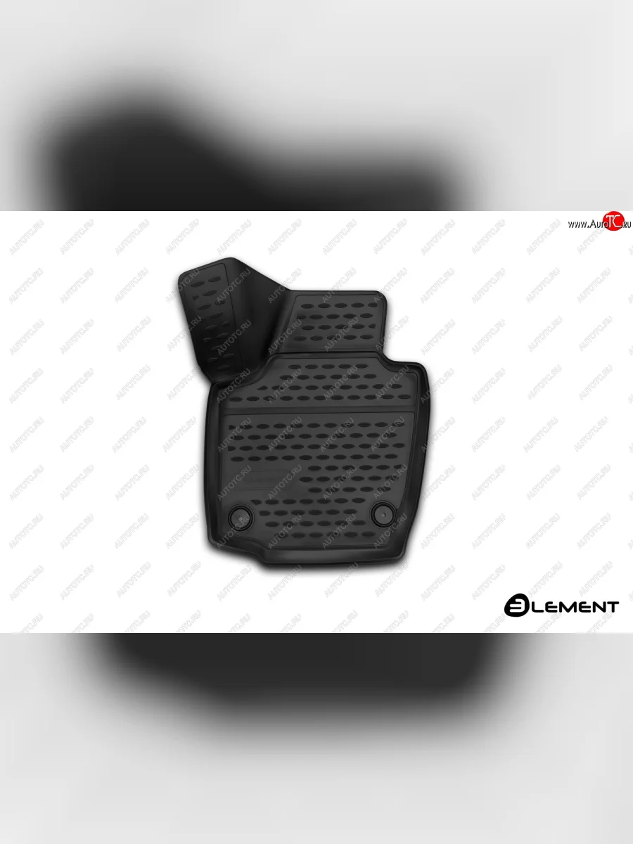 Водительский коврик в салон Element 3D (1 штука - передний левый, полиуретан) Skoda Rapid NH3 дорестайлинг лифтбэк (2012-2017)  в Керчи Республика Крым