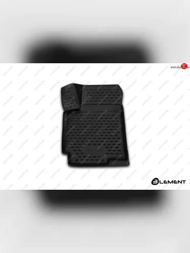 Водительский коврик в салон Element 3D (1 штука - передний левый, полиуретан) Хендай Солярис Hyundai Solaris RBr седан дорестайлинг (2010-2014)