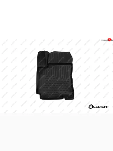 Водительский коврик в салон Element 3D (1 штука - передний левый, полиуретан) KIA Rio 3 QB хэтчбек 5 дв. рестайлинг (2015-2017)