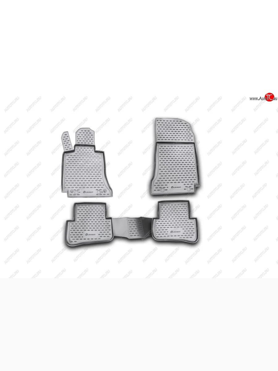 Коврики салона Element (полиуретан)  Mercedes-Benz C-Class (2007-2015) W204  в Самаре Самарской области