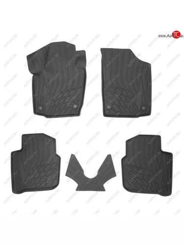 Коврики салона Unidec (полиуретан) (Чёрные) Seat Toledo Mk4 хэтчбэк 5 дв. (2011-2018)