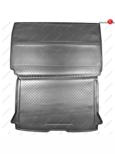 Коврик багажника Unidec (фургон) (Чёрный) Peugeot Partner M49/M59 рестайлинг (2002-2008)
