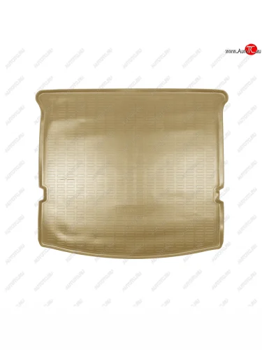 Коврик багажника Unidec (cложенный 3 ряд) (Бежевый) Ford S-Max CJ (2014-2019)