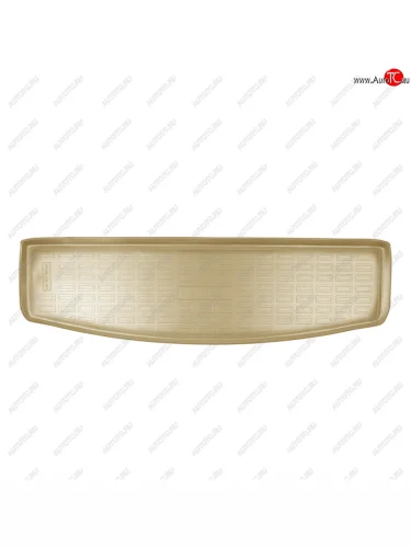 Коврик багажника Unidec (разложенный 3 ряд) (Бежевый) Ford S-Max CJ (2014-2019)