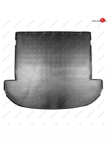 Коврик в багажник Norplast (7 мест, длинный) (Чёрный) Hyundai Santa Fe TM рестайлинг (2020-2022)