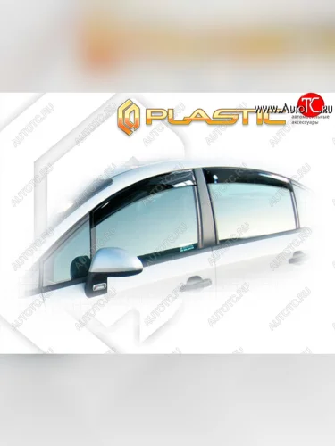 Ветровики дверей CA-Plastic (Classic полупрозрачный) CITROEN C4 (2008-2011)  рестайлинг, хэтчбэк 5 дв.