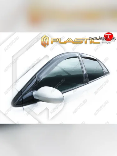 Ветровики дверей CA-Plastic (Classic полупрозрачный) CITROEN C5 X40,DC лифтбэк дорестайлинг (2000-2004)