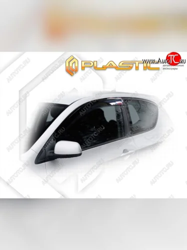 Ветровики дверей CA-Plastic (Classic полупрозрачный) KIA Picanto 2 TA хэтчбэк 3 дв. рестайлинг (2015-2017)