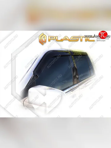 Ветровики дверей CA-Plastic (Classic полупрозрачный) Lincoln Navigator 2 (2003-2006)