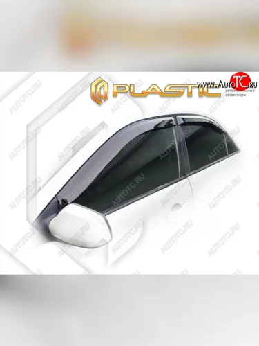 Ветровики дверей CA-Plastic (Classic полупрозрачный) Mazda 6 GG седан дорестайлинг (2002-2005)