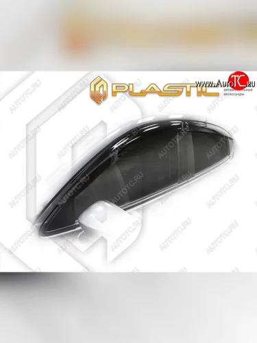 Ветровики дверей CA-Plastic (Classic полупрозрачный) Mazda Demio 4 DJ (2014-2019)