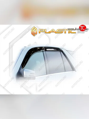 Ветровики дверей CA-Plastic (Classic полупрозрачный) Mercedes-Benz GLE class  W166 (2015-2018)