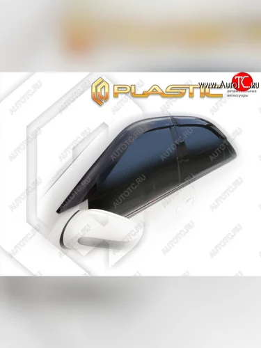 Ветровики дверей CA-Plastic Long (Classic полупрозрачный) Mercedes-Benz S class  W220 (1998-2005)