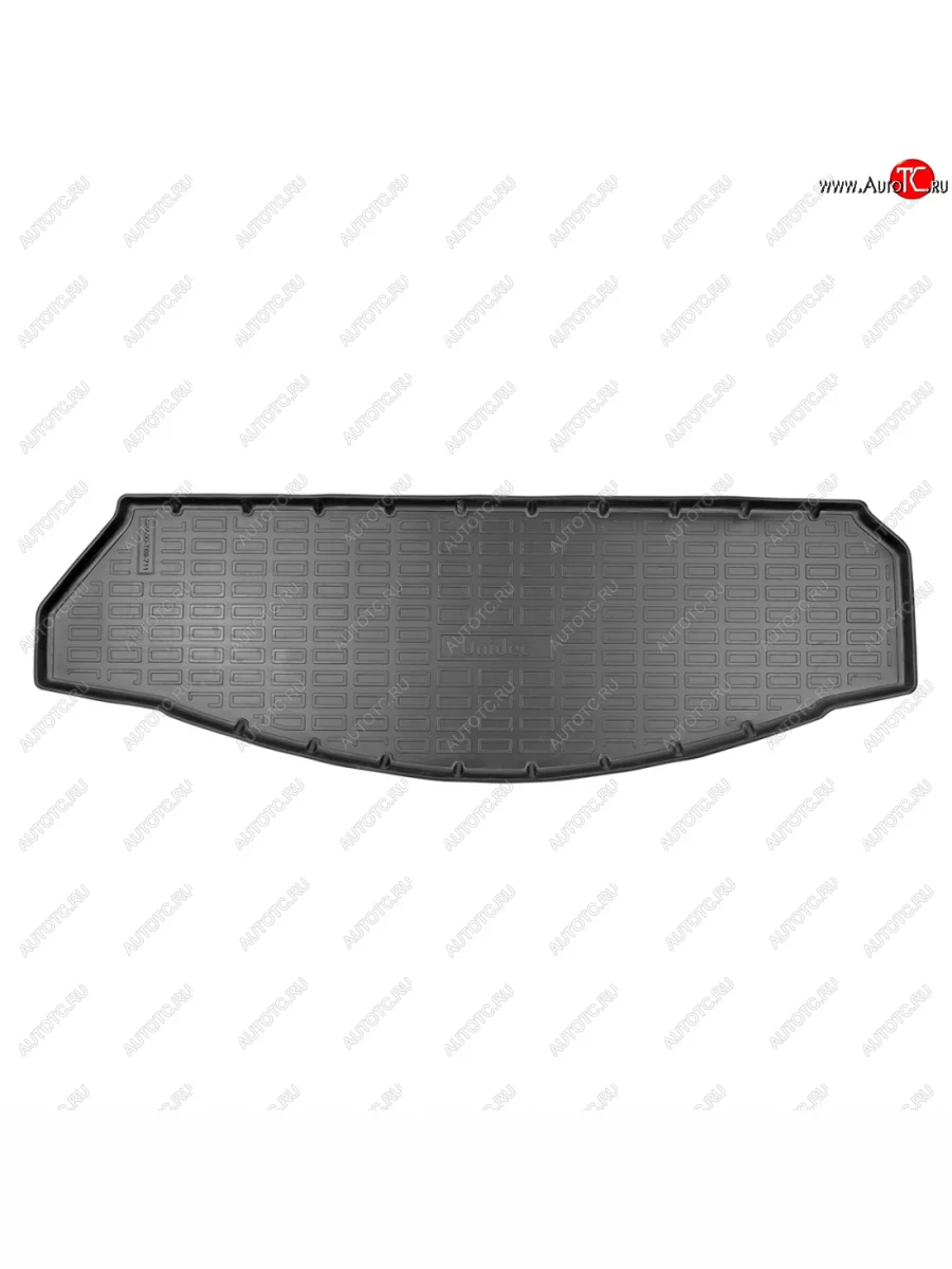Коврик багажника Unidec (разложенный 3 ряд) Renault Grand Scenic R9 дорестайлинг (2016-2020) (Чёрный)  в Керчи Республика Крым