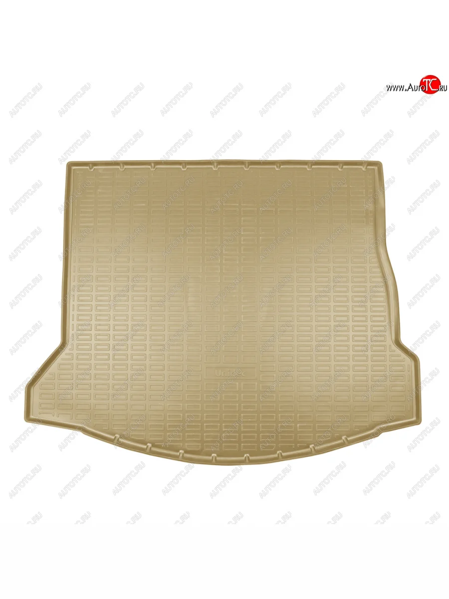 Коврик багажника Unidec (cложенный 3 ряд) Renault Grand Scenic R9 дорестайлинг (2016-2020) (Бежевый)  в Керчи Республика Крым