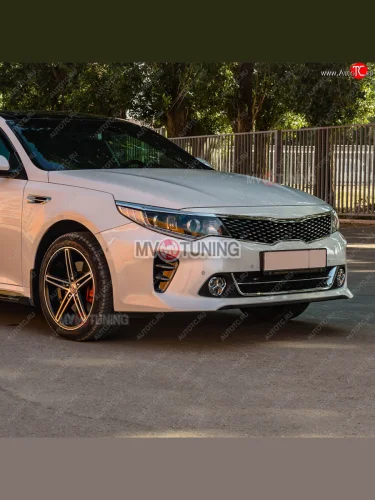 Реснички на фары MV-Tuning KIA Optima  4 JF (2015-2018) дорестайлинг универсал, дорестайлинг седан