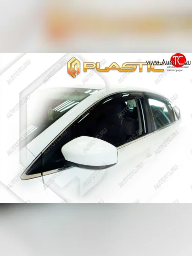 Ветровики дверей CA-Plastic (Classic полупрозрачный) Nissan Bluebird Sylphy  NB17 (2012-2017) седан